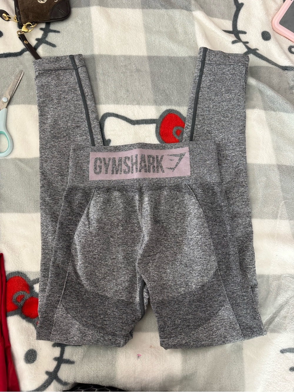 Gymshark flex Gray Seamless High-Rise Active leggings